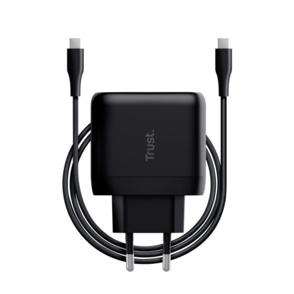Зарядний пристрій Trust Maxo 65W USB-C PD black (24817_TRUST)