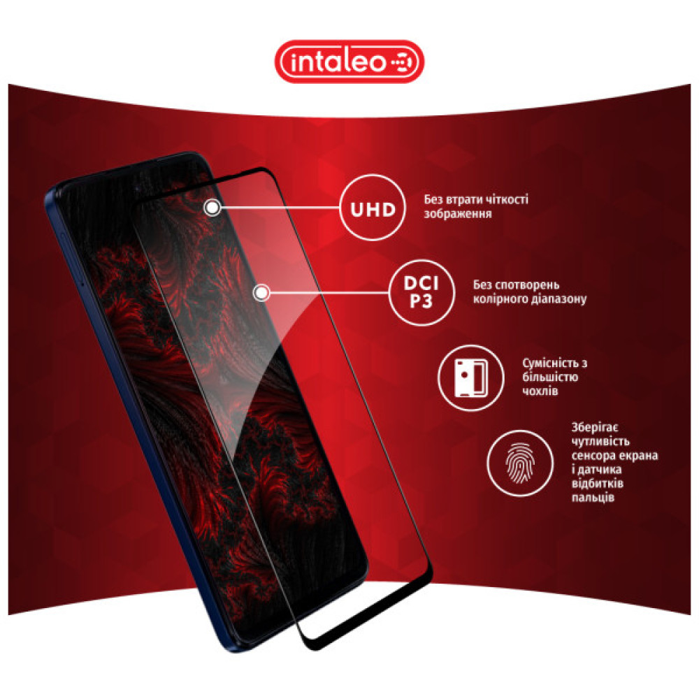 Скло захисне Intaleo Full Glue MOTO G04s Black (1283126612909) Скло захисне Intaleo Full Glue MOTO G04s Black (1283126612909)