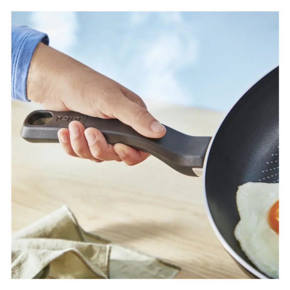 Сковорода Tefal So'' Light 28 см, алюміній, бакеліт, скло, чорний (H0560642_SET)
