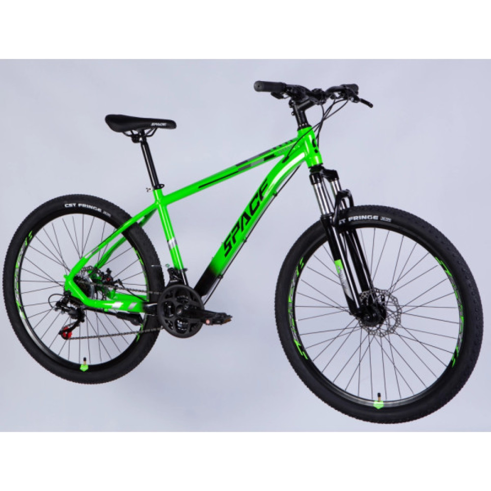 Велосипед Space 27.5" MERCURY DD FR рама-17" AL 2026 зелено-чорний (OPS-SP-27.5-074)