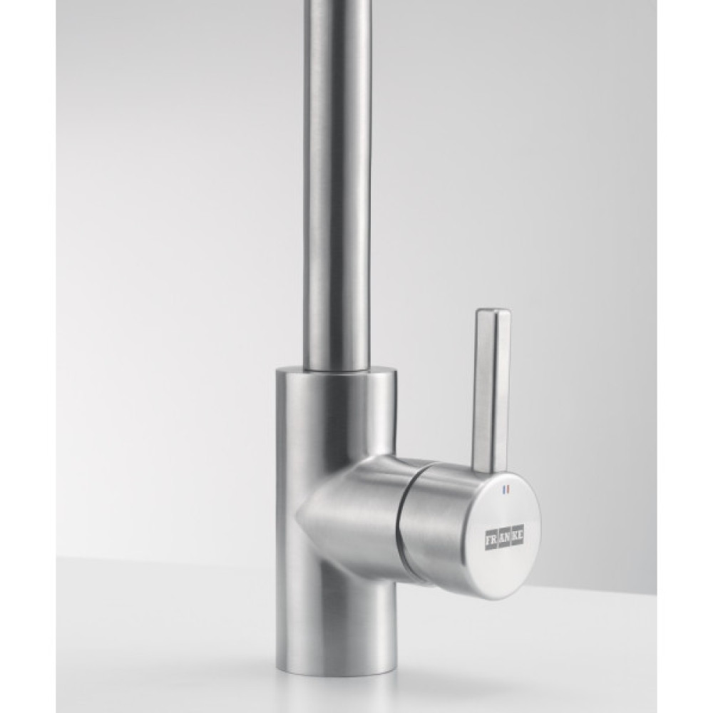 Змішувач для кухні Franke Eos Neo U, довж.виливу - 220мм, поворотний, 1+аератор, нерж