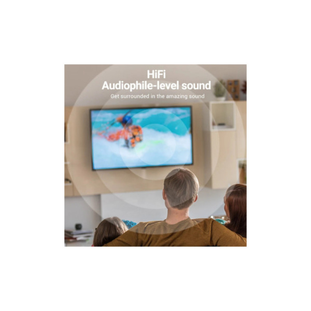 Кабель мультимедійний HDMI M to HDMI M 2.0m V2.1 8K60Hz braided black Vention (AALBH)