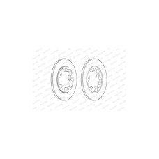 Гальмівний диск FERODO DDF2484C