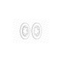 Гальмівний диск FERODO DDF2484C Гальмівний диск FERODO DDF2484C