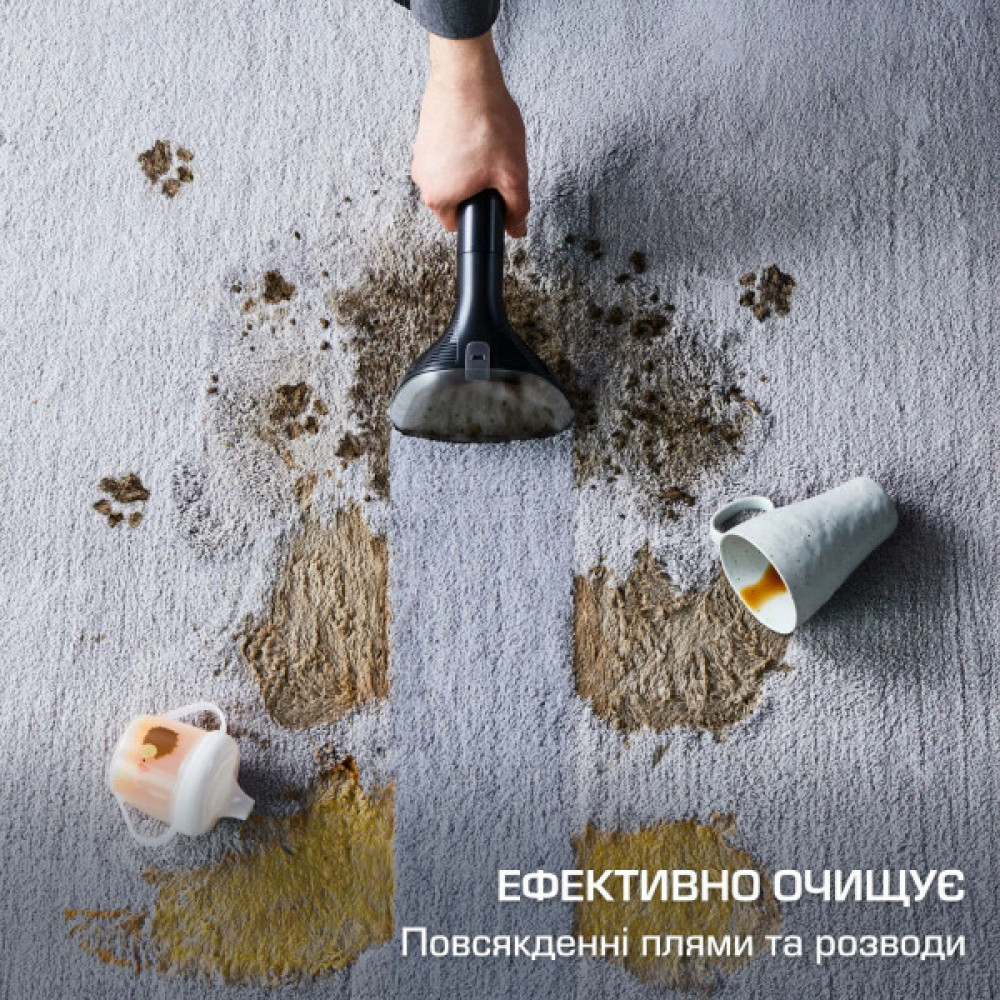 Пилосос Rowenta миючий Clean It, 750Вт, конт пил -1,5л, вода -2,3л, 13500 Па, 4 насадки, чорний