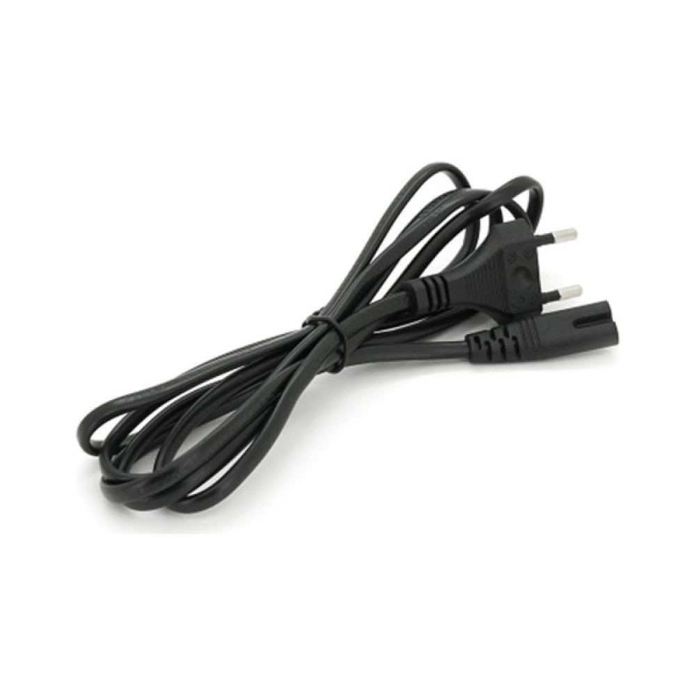 Кабель живлення C7 1.8m 0.5mm2 black Voltronic (PC-184/2 CEE7/16-C7-CCA18)