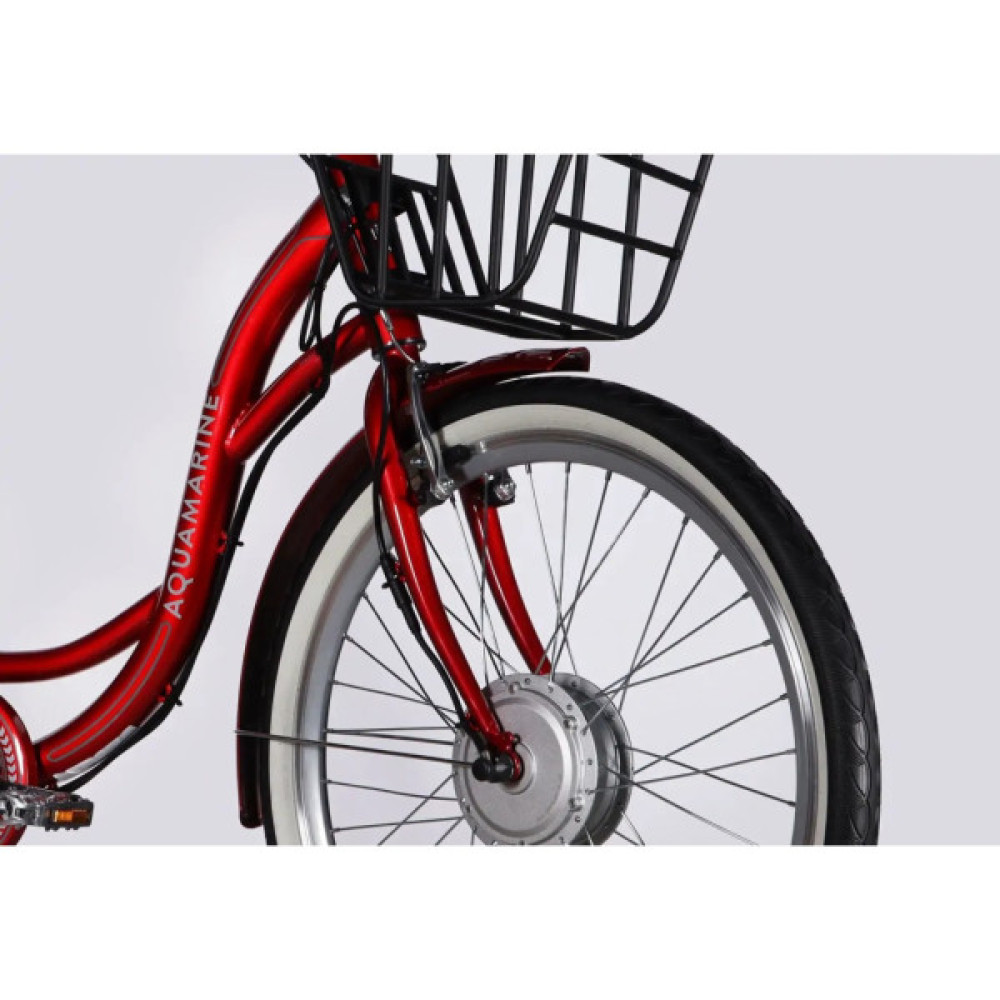 Електровелосипед Dorozhnik 26" eAQUAMARINE BH рама-17" 36B 13А*г 500Вт 2026 бордовий (ELB-D-26-315)