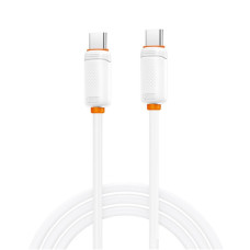 Дата кабель USB-C to USB-C 1.0m 27W white XO (XO-CB-300CC-WH)