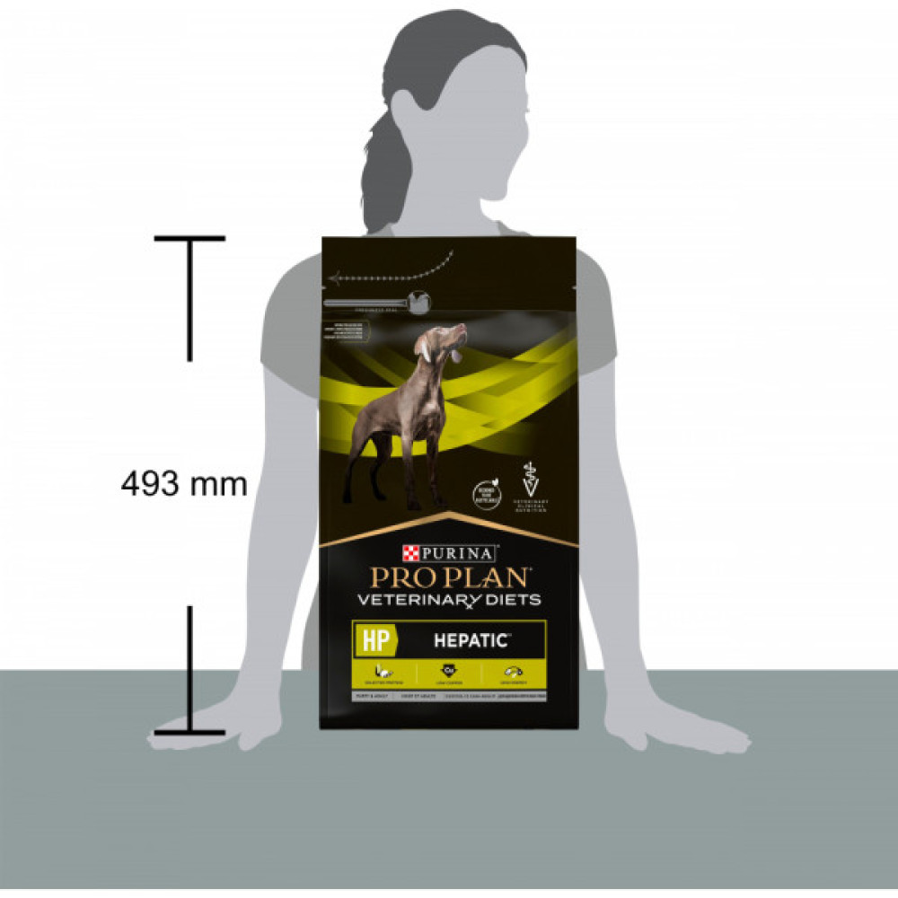 Сухий корм для собак Purina Pro Plan Veterinary Diets HP Hepatic Для підтримання функції печінки при хронічній печінковій недостатності 3 кг (7613034996312)