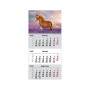 Календар Axent настінний квартальний на 2026 р.Horses 2 (8801-26-15-A)