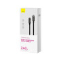 Дата кабель USB-C to USB-C 1.0m 240W Black Baseus (CAWJ040001) Дата кабель USB-C to USB-C 1.0m 240W Black Baseus (CAWJ040001)