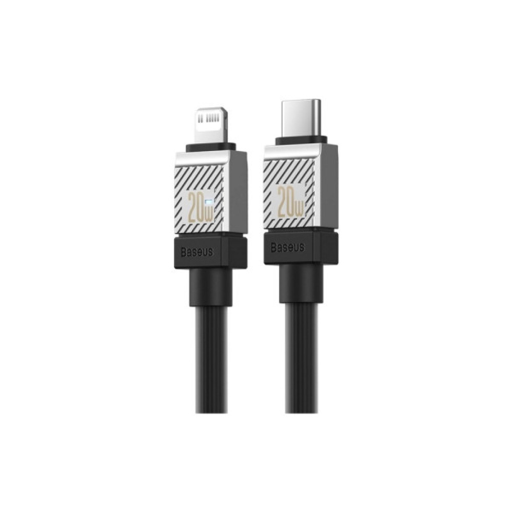 Дата кабель USB-C to Lightning 2.0m CoolPlay Fast Charging 20W black Baseus (CAKW000101)