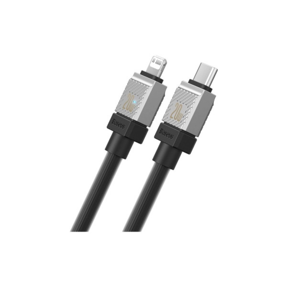 Дата кабель USB-C to Lightning 2.0m CoolPlay Fast Charging 20W black Baseus (CAKW000101)