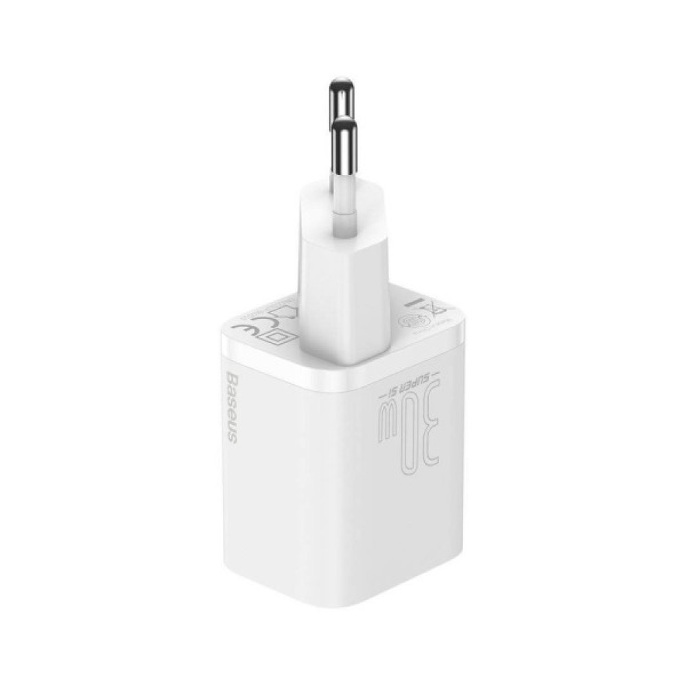 Зарядний пристрій Baseus Super Si quick charger IC 30W white (CCSUP-J02)