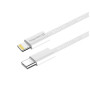 Дата кабель USB-C to Lightning 2.0m PD 27W braided gray ColorWay (CW-CBPDCL068-GR)