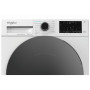 Пральна машина Whirlpool фронтальна, 7кг, 1200, A, 49.6см, дисплей, пара, інвертор, люк чорний, білий