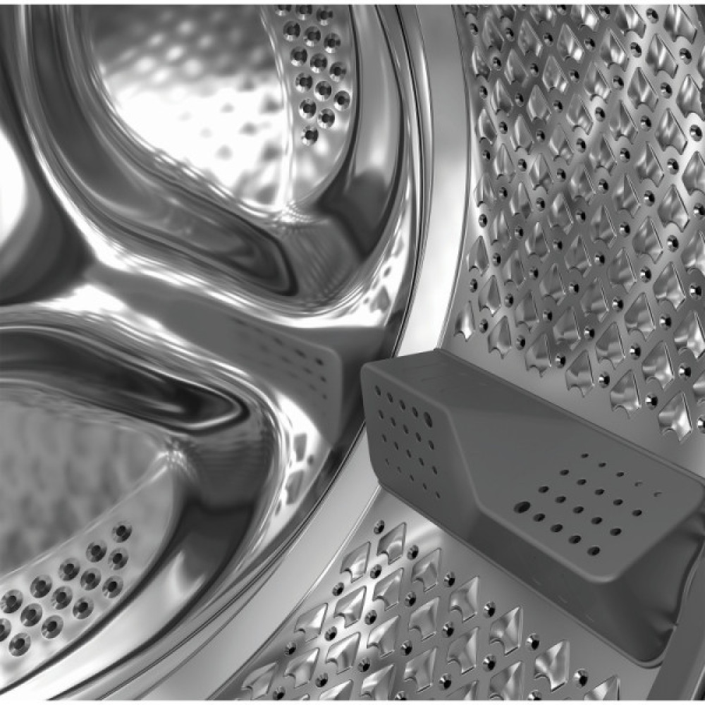 Пральна машина Whirlpool фронтальна, 7кг, 1200, A, 49.6см, дисплей, пара, інвертор, люк чорний, білий