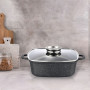 Каструля Gusto квадратна покриття Marble 2,8 л (GT-2504-20)