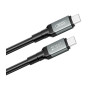 Дата кабель USB-C to USB-C 2.0m 240W black XO (NBQ264B_С_Black) Дата кабель USB-C to USB-C 2.0m 240W black XO (NBQ264B_С_Black)