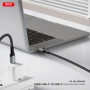 Дата кабель USB-C to USB-C 2.0m 240W black XO (NBQ264B_С_Black) Дата кабель USB-C to USB-C 2.0m 240W black XO (NBQ264B_С_Black)