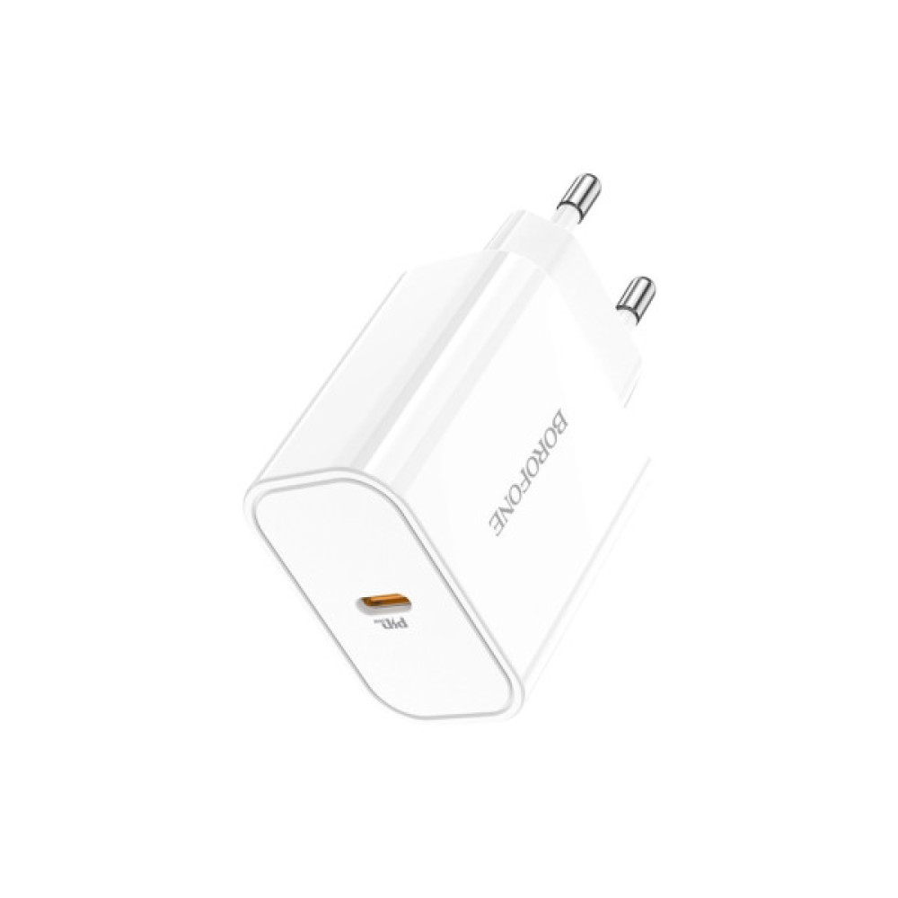 Зарядний пристрій BOROFONE BA57A USB-C PD20W white (6931474745538)