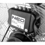 Вентилятор підлоговий Neo Tools NT10 професійний, 45см, 100Вт, двигун мідь 100%, срібний