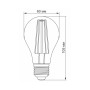Лампочка Videx Filament A60FF 08W E27 1200K (VL-A60FF-08271) Лампочка Videx Filament A60FF 08W E27 1200K (VL-A60FF-08271)