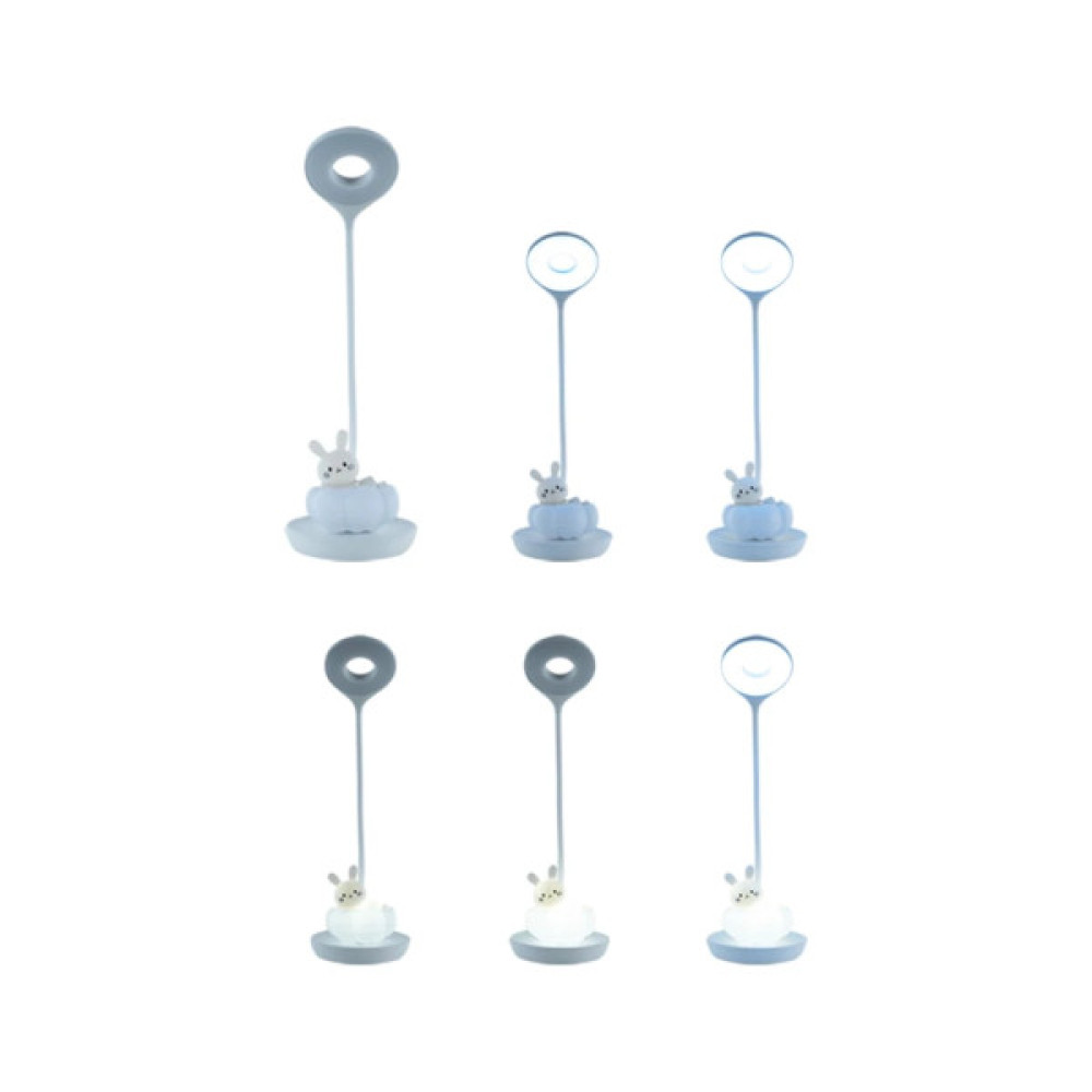 Настільна лампа Kite Cloudy Bunny LED з акумулятором , біла (K24-493-1-1)