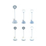 Настільна лампа Kite Cloudy Bunny LED з акумулятором , біла (K24-493-1-1)