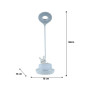 Настільна лампа Kite Cloudy Bunny LED з акумулятором , біла (K24-493-1-1)