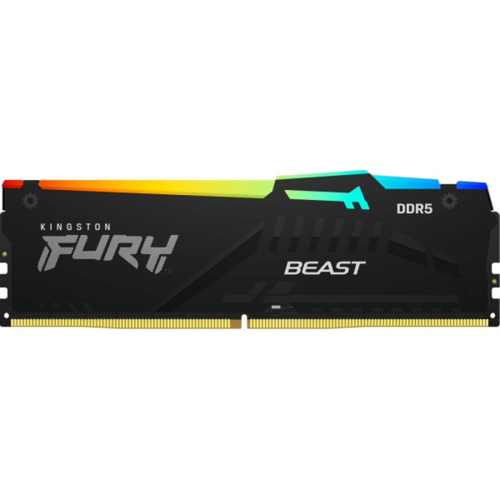 Пам'ять ПК Kingston DDR5 16GB 5600 FURY  Beast RGB