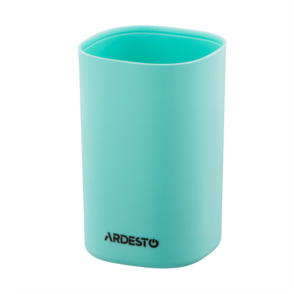 Набір для ванної кімнати ARDESTO Vigor 380мл, 3 предмети, поліпропілен, блакитний