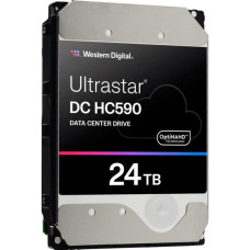 Жорсткий диск для сервера WD HDD Server HC590 24TB (3.5, 24TB, 512MB, 7200RPM, SATA 6Gb/s, 512E SE NP3) (WUH722624ALE6L4)
