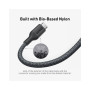 Дата кабель USB-C to USB-C 0.9m 140W bio-nylon 544 black Anker (A80F5H11) Дата кабель USB-C to USB-C 0.9m 140W bio-nylon 544 black Anker (A80F5H11)