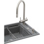 Мийка кухонна GRANADO Royal Estella grafito (+ подрібнювач Algar 1000 + змішувач Ferrol inox + дозатор Redondo inox + (ksg0309)