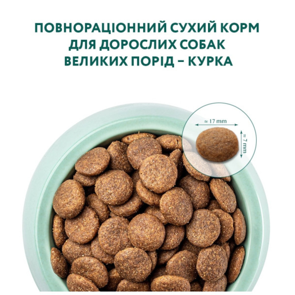 Сухий корм для собак Optimeal для великих порід зі смаком курки 1.5 кг (4820083905360)