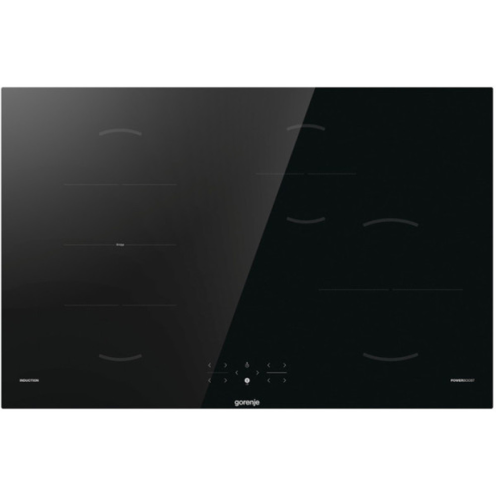 Варильна поверхня Gorenje індукційна, 80см, PowerBoost, TouchControl, поєднання конфорок, чорний