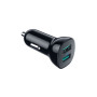 Зарядний пристрій Choetech car 2хUSB-A 36W QC black (C0051-BK) Зарядний пристрій Choetech car 2хUSB-A 36W QC black (C0051-BK)