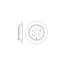 Гальмівний диск REMSA 61174.00