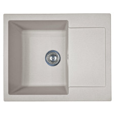 Мийка кухонна Adamant Minimal, штучний камінь, прямокут., з крилом, 615х495х200мм, чаша - 1, врізна, Avena