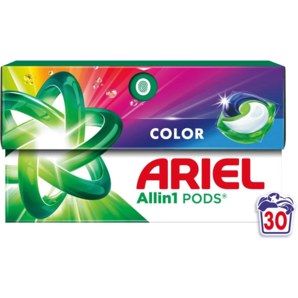 Капсули для прання Ariel Pods All-in-1 Color Для кольорового 30 шт. (8700216766173)