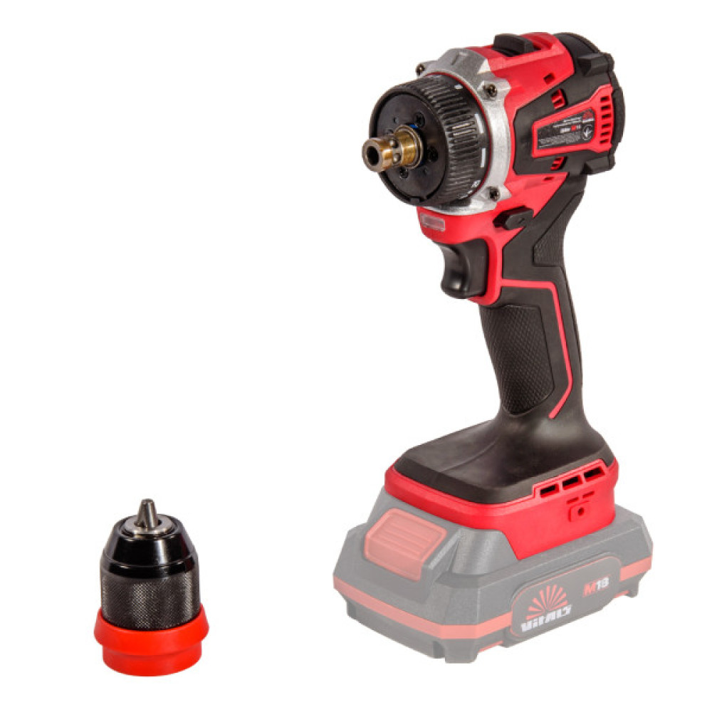 Шуруповерт Vitals Master, AU 1835aq BL, 18V, 35Нм, 500·1500об/хв, кейс, 0.81кг, (без АКБ та ЗП) (235976)