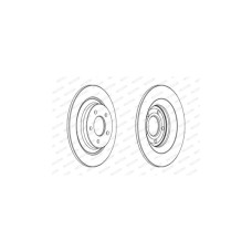 Гальмівний диск FERODO DDF1547C