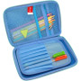 Пенал Cool For School з тисненням 1 відділення Блакитний (QT-5632-Blue) Пенал Cool For School з тисненням 1 відділення Блакитний (QT-5632-Blue)