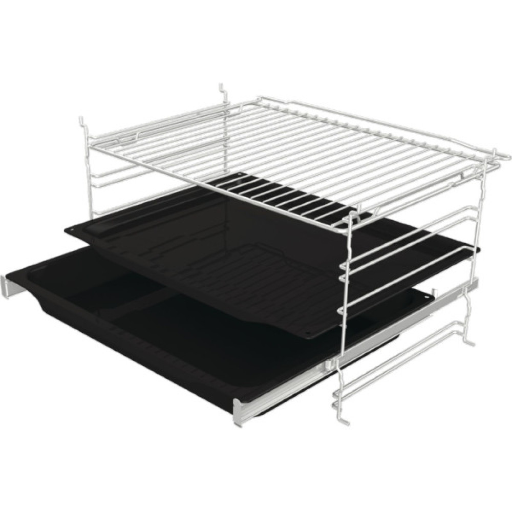 Комплект Gorenje (духовка електрична BOS6737E06BG + поверхня індукційна GI6401BSC), 743032, чорн