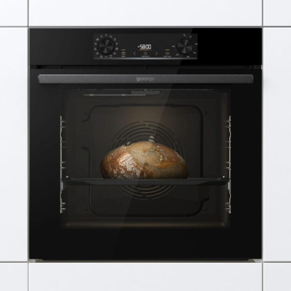 Комплект Gorenje (духовка електрична BOS6737E06BG + поверхня індукційна GI6401BSC), 743032, чорн