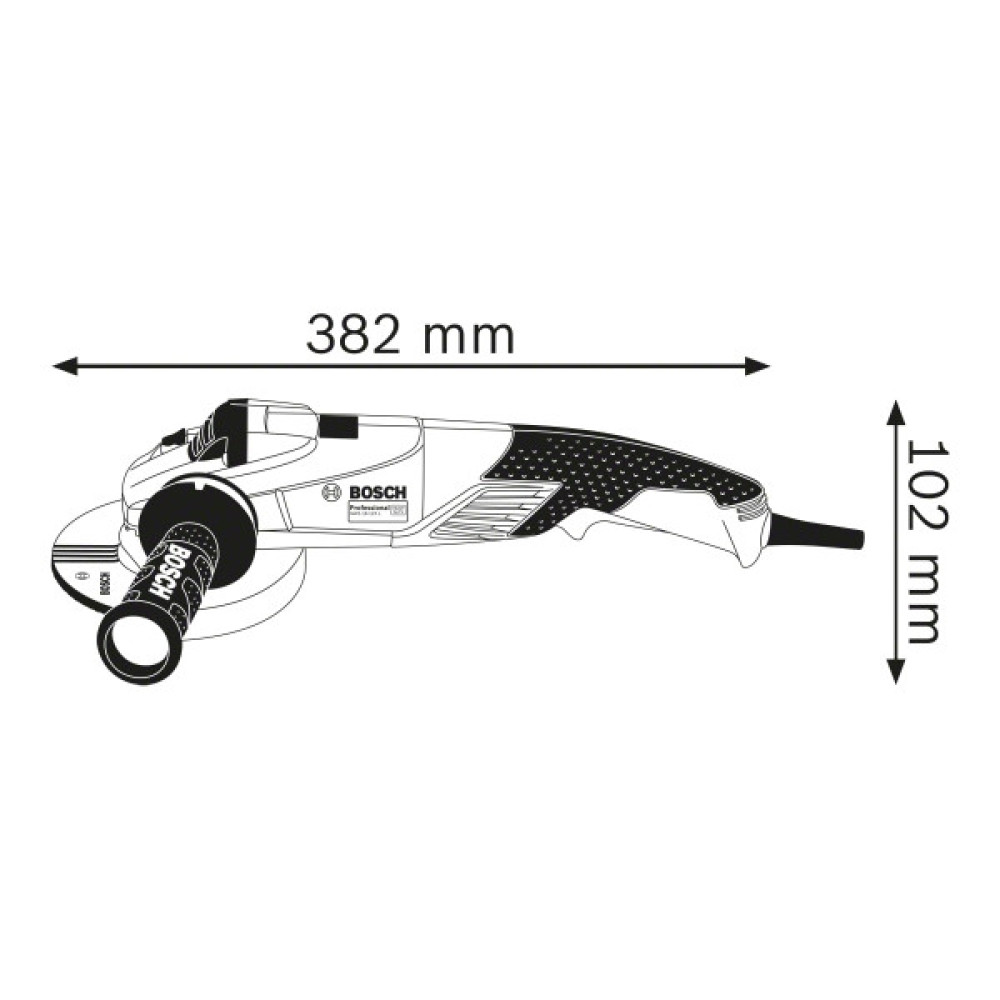Шліфмашина кутова Bosch Professional GWS 18-150 L 150мм 1800Вт 10000об/хв 2.6кг
