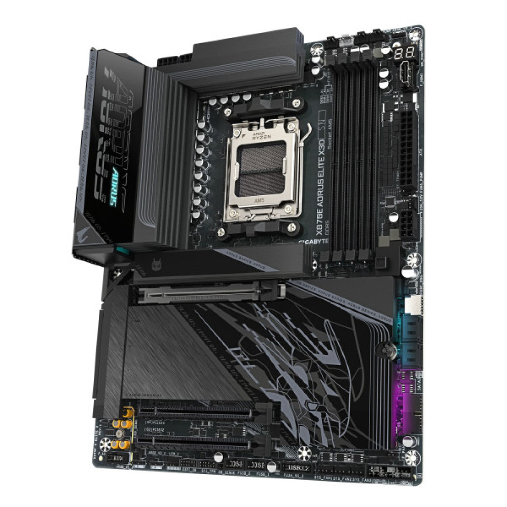 Материнська плата GIGABYTE X870E A ELITE X3D sAM5 X870 4xDDR5 M.2 HDMI DP Wi-Fi BT ATX