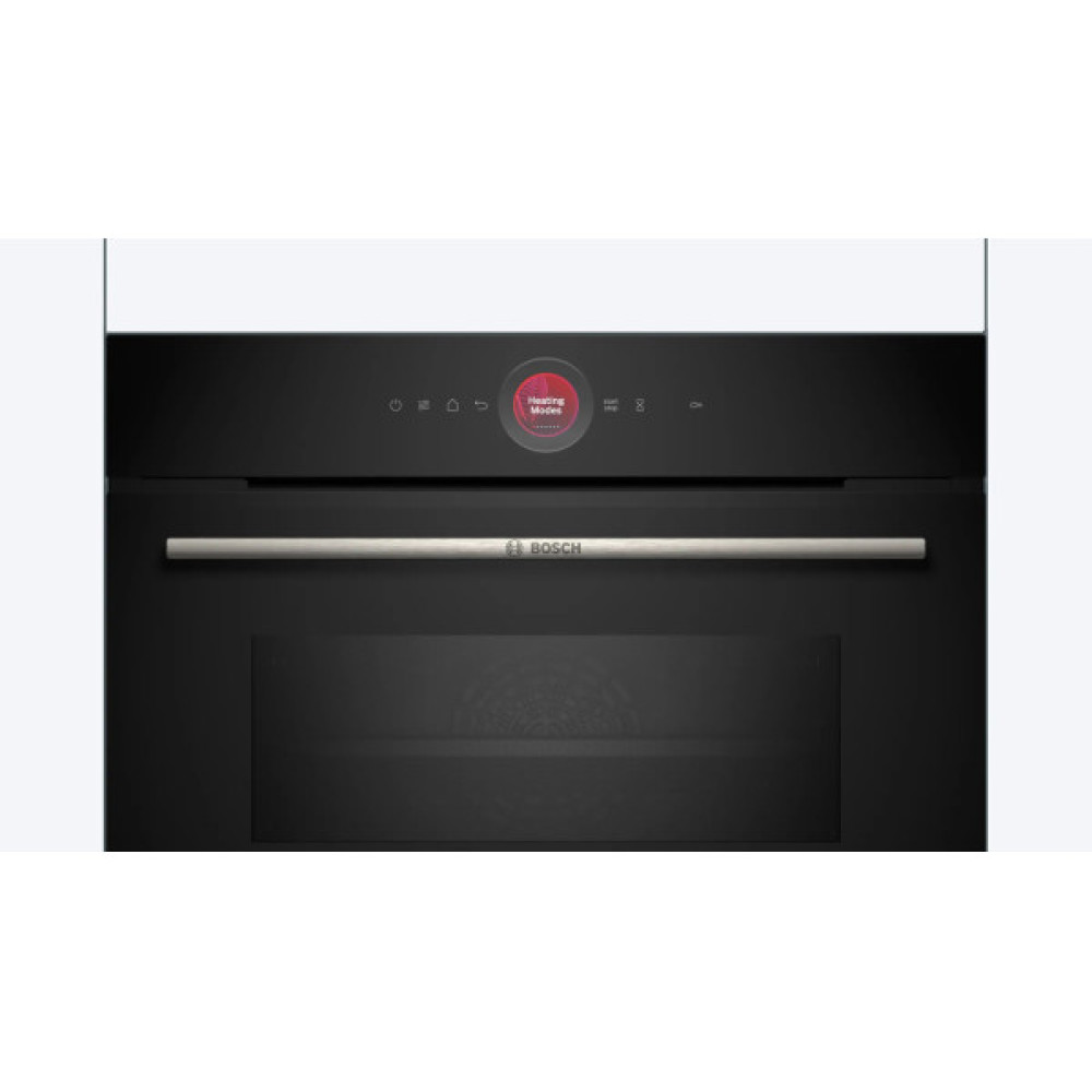 Духова шафа Bosch електрична компактна, 45л, A, дисплей, конвекція, ф-ція мікрохвиль, чорний