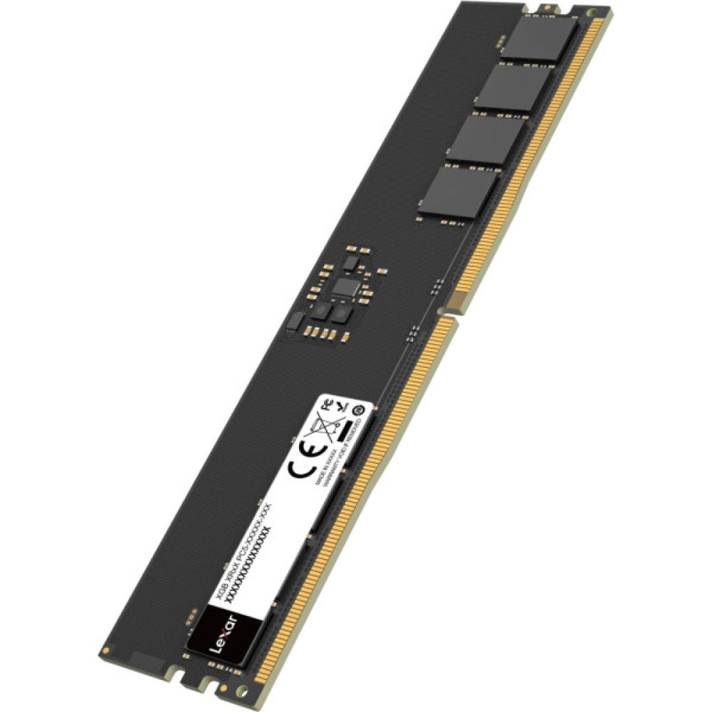 Модуль пам'яті для комп'ютера DDR5 16GB 5600 MHz Black Lexar (LD5U16G56C46ST-BGS)